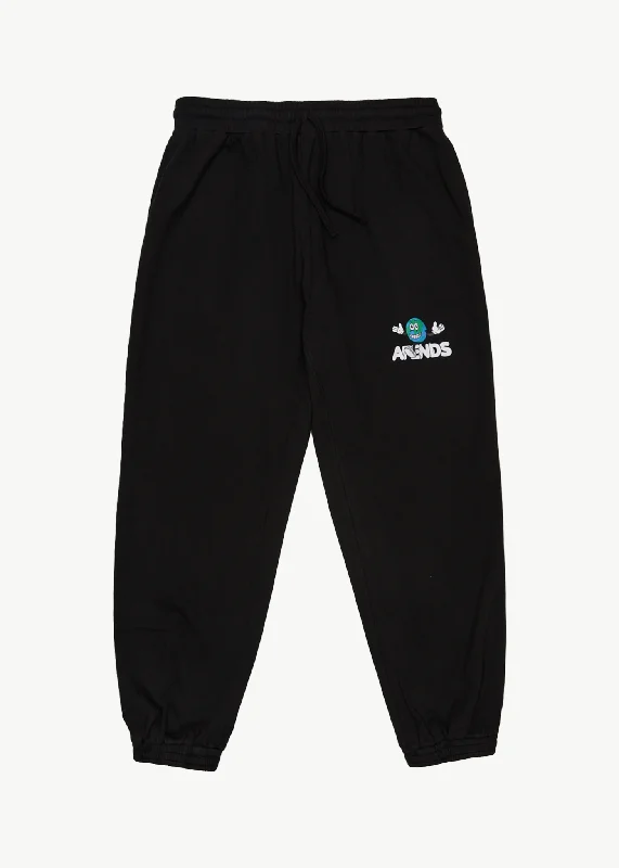 AFENDS Mens Hometown - Track Pants - BLACK