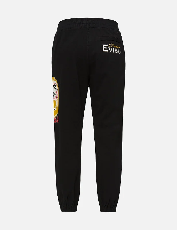 Double-face Daruma Print Sweatpants