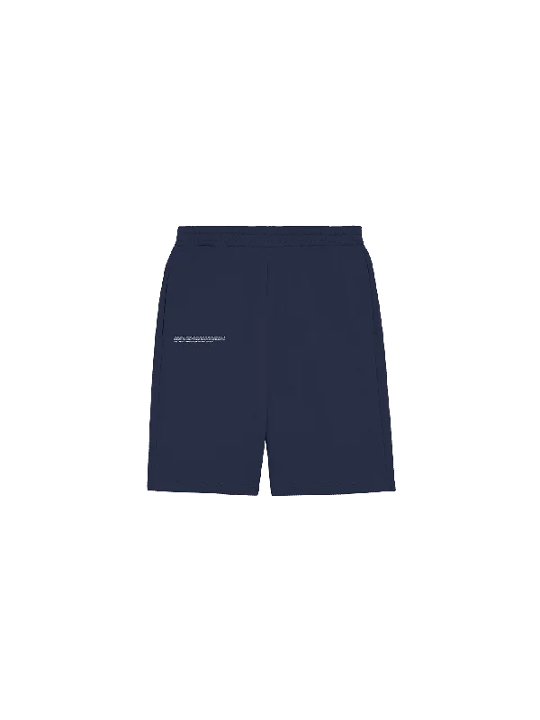 Mens 365 Midweight Long Shorts—navy blue