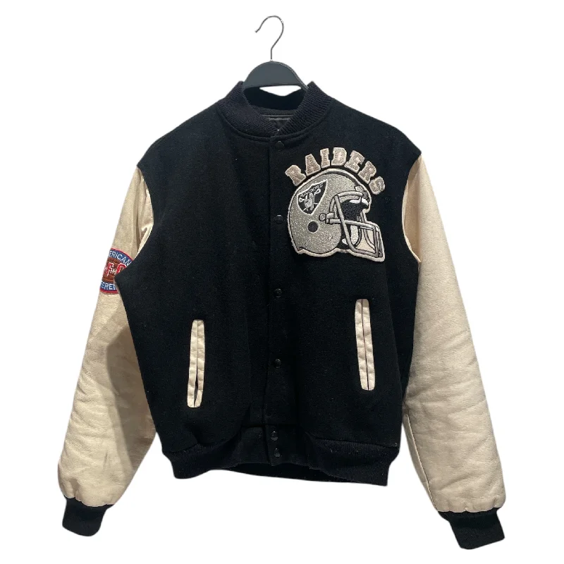 Vintage/Souvenir Jkt/L/Cotton/BLK/Vintage raiders jacket