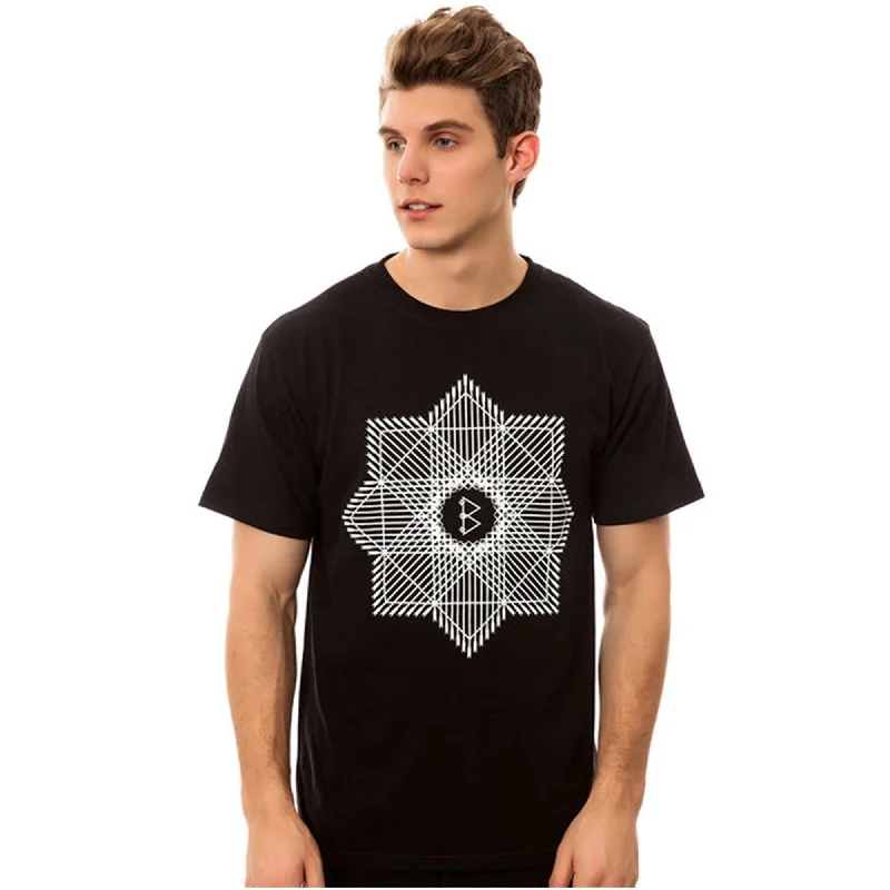 Black Scale Mens The Octo, Tredic Graphic T-Shirt, Black, Small