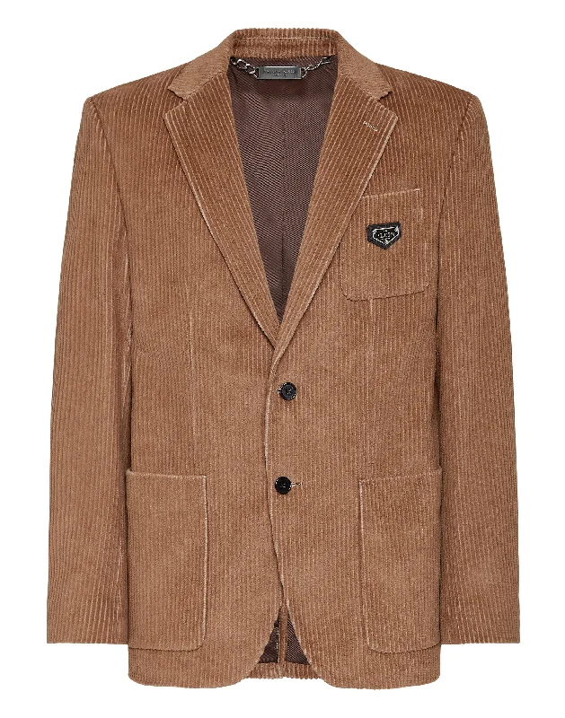 Corduroy Blazer Gigolò Fit Iconic Plein