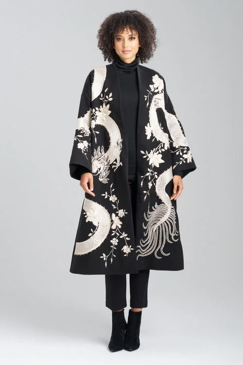 Couture Felt Embroidered Dragon Coat