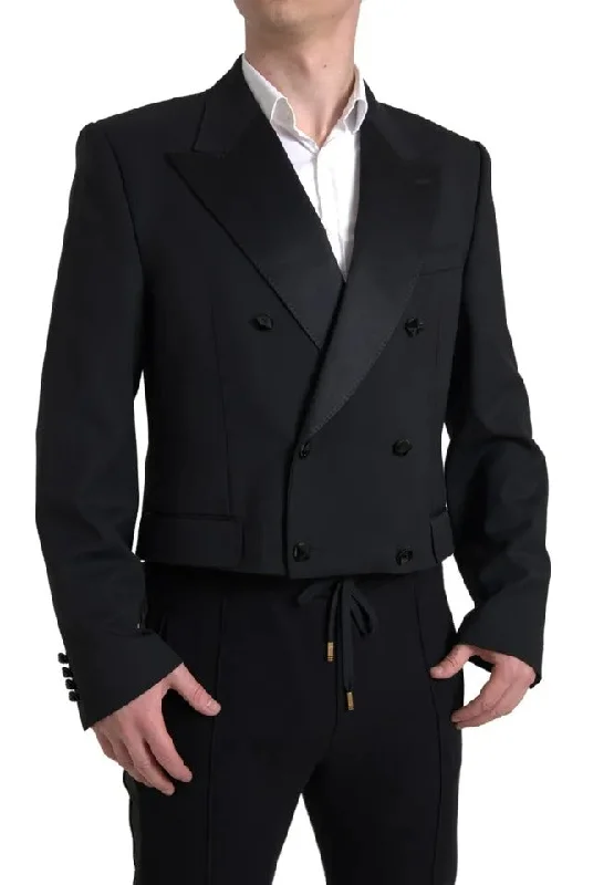 Dolce & Gabbana  Double Breasted Cropped Blazer Men's SICILIA