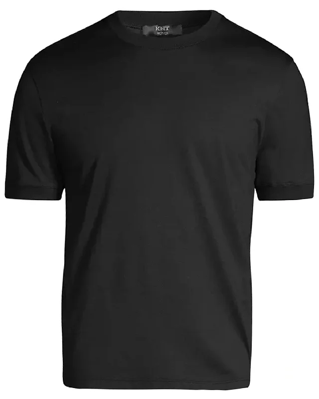 Black Cotton T-Shirt