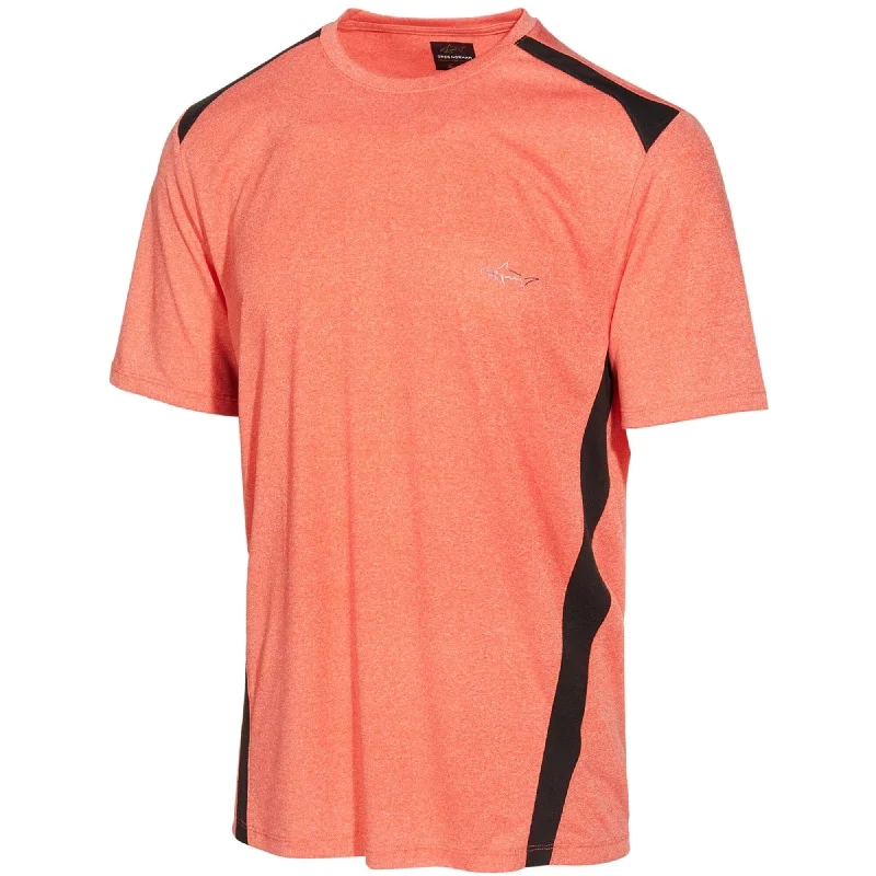 Greg Norman Mens Attack Life Basic T-Shirt, Orange, Small