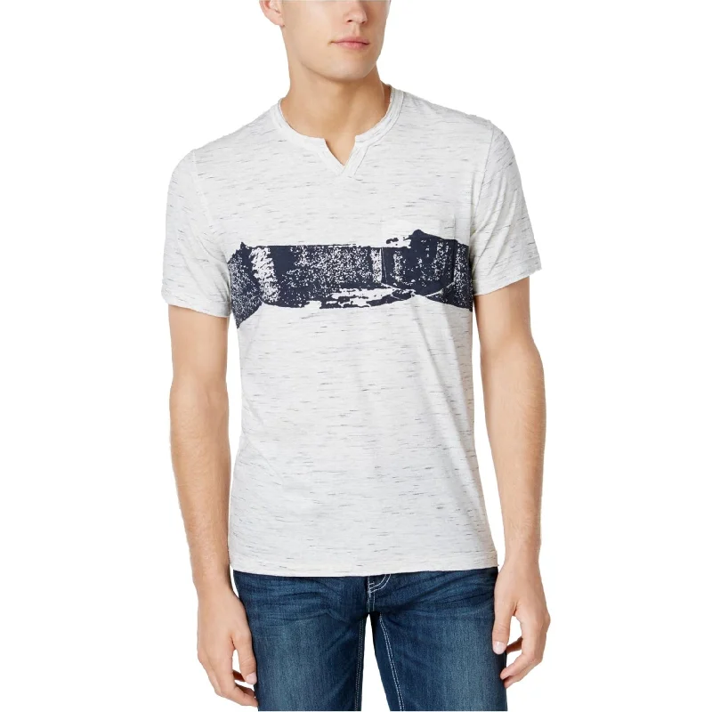 I-N-C Mens Brushstroke Basic T-Shirt