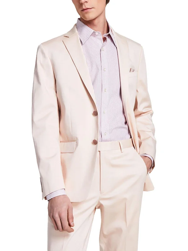 Mens Suit Separate Formal Two-Button Blazer