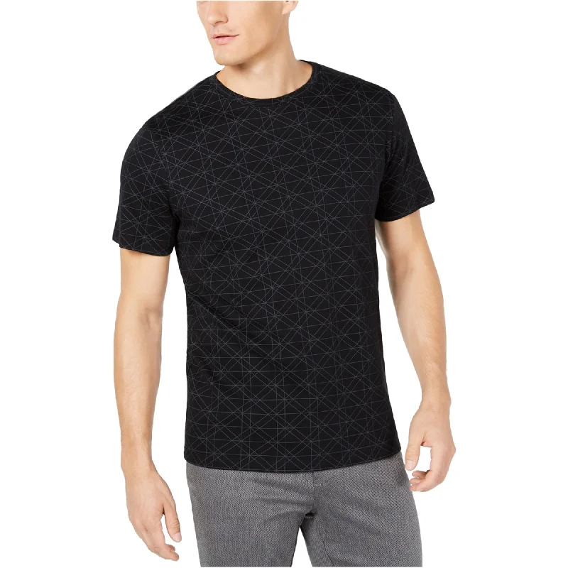 Ryan Seacrest Mens Geometric Basic T-Shirt