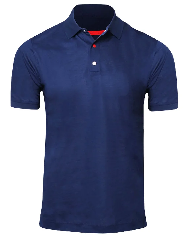 Blue Snap Polo