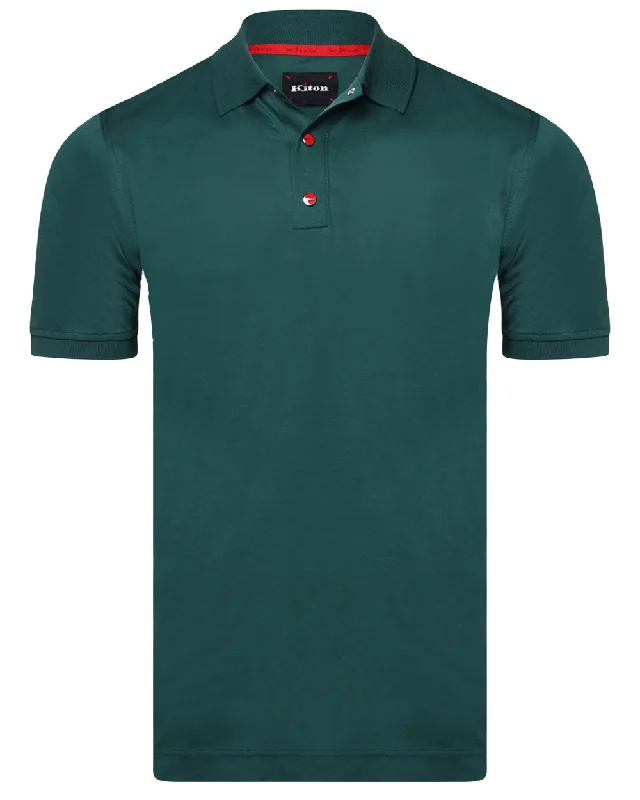 Green Snap Polo