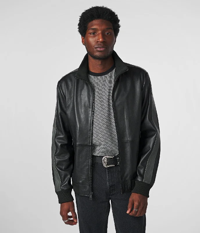 Thomas Bomber Leather Jacket