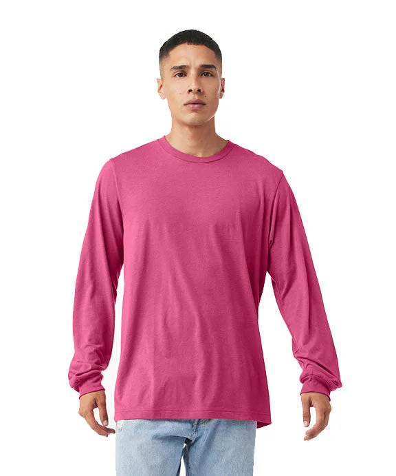 3501 - Bella + Canvas Unisex Jersey Long-Sleeve T-Shirt | Berry