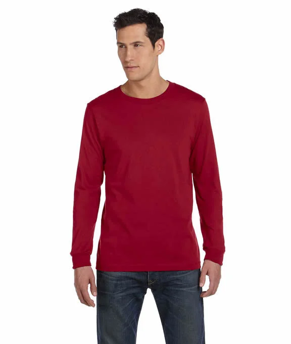 3501 - Bella + Canvas Unisex Jersey Long-Sleeve T-Shirt | Cardinal