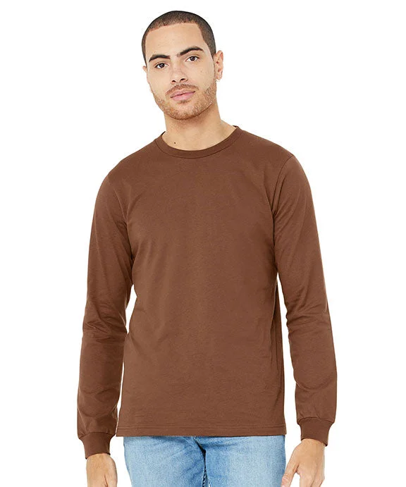 3501 - Bella + Canvas Unisex Jersey Long-Sleeve T-Shirt | Chestnut