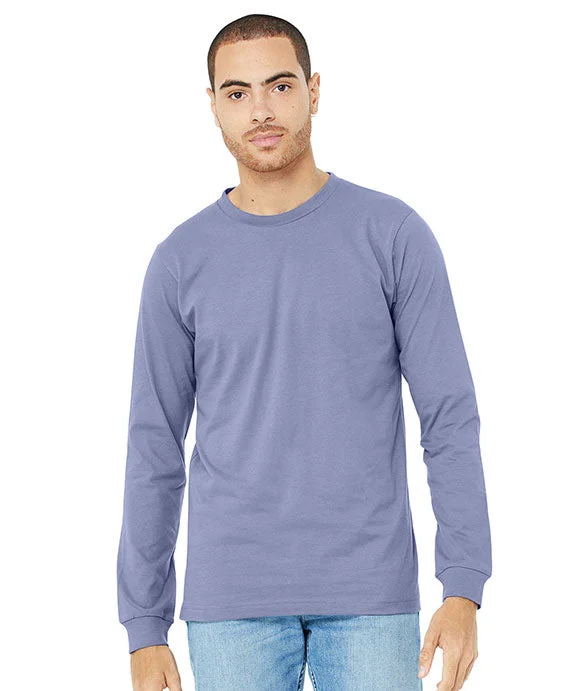 3501 - Bella + Canvas Unisex Jersey Long-Sleeve T-Shirt | Lavender Blue