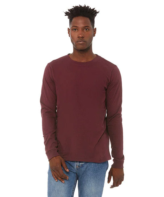 3501 - Bella + Canvas Unisex Jersey Long-Sleeve T-Shirt | Maroon