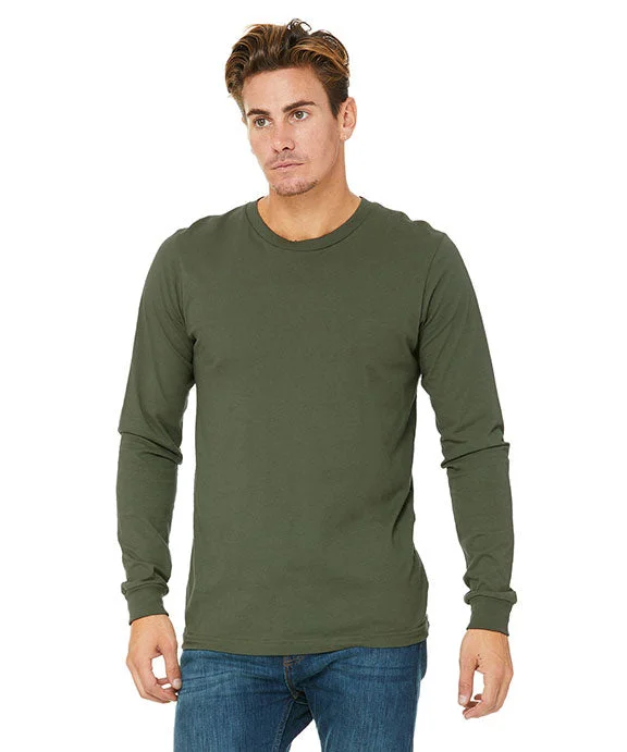 3501 - Bella + Canvas Unisex Jersey Long-Sleeve T-Shirt | Military Green