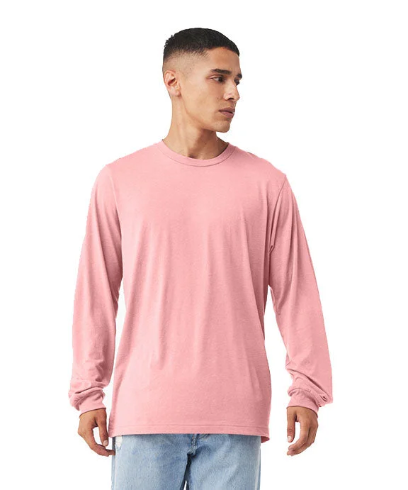 3501 - Bella + Canvas Unisex Jersey Long-Sleeve T-Shirt | Pink