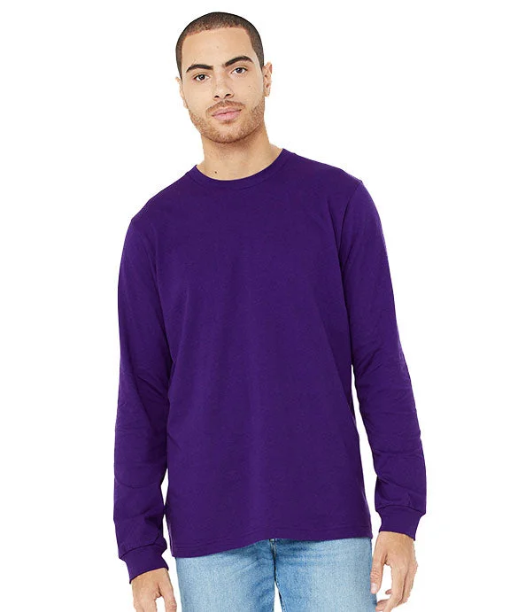 3501 - Bella + Canvas Unisex Jersey Long-Sleeve T-Shirt | Team Purple