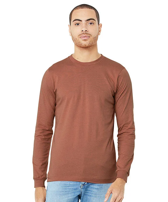 3501 - Bella + Canvas Unisex Jersey Long-Sleeve T-Shirt | Terracotta