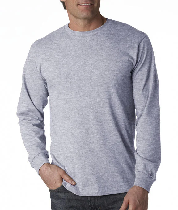 4930 - Fruit of the Loom 100% Heavy Cotton HD® Long-Sleeve T-Shirt | Athletic Heather