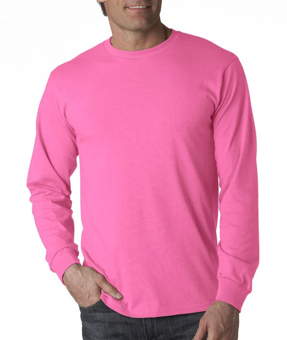 4930 - Fruit of the Loom 100% Heavy Cotton HD® Long-Sleeve T-Shirt | Azalea