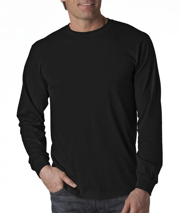 4930 - Fruit of the Loom 100% Heavy Cotton HD® Long-Sleeve T-Shirt | Black