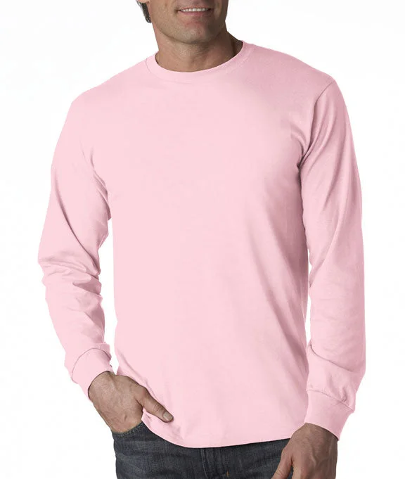 4930 - Fruit of the Loom 100% Heavy Cotton HD® Long-Sleeve T-Shirt | Classic Pink