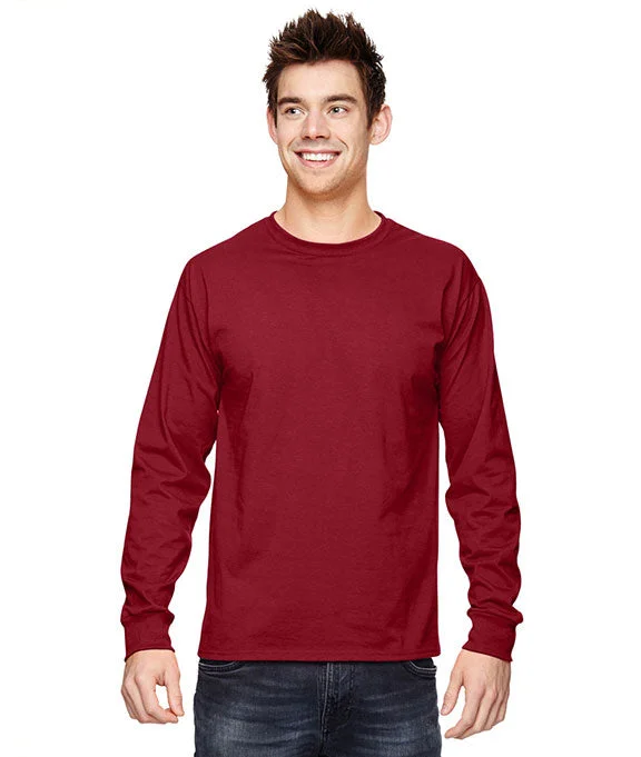 4930 - Fruit of the Loom 100% Heavy Cotton HD® Long-Sleeve T-Shirt | Crimson