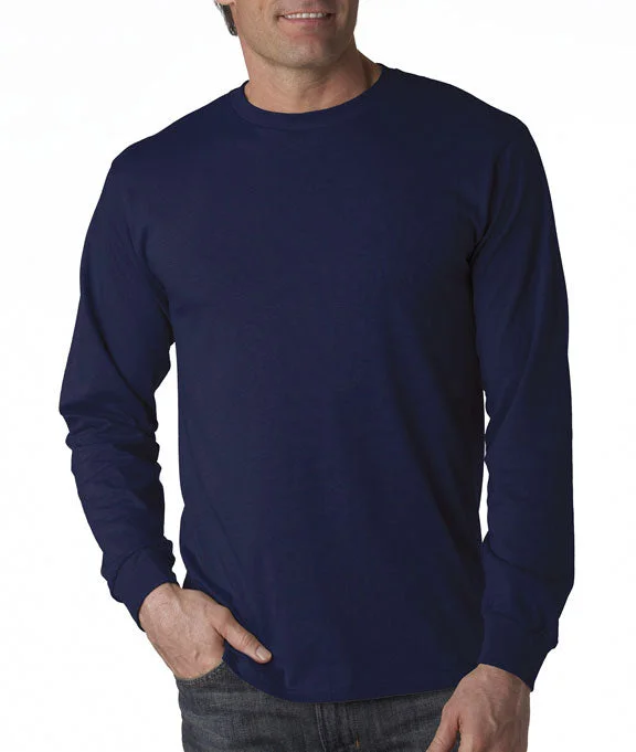 4930 - Fruit of the Loom 100% Heavy Cotton HD® Long-Sleeve T-Shirt | J Navy