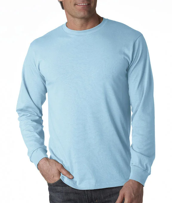 4930 - Fruit of the Loom 100% Heavy Cotton HD® Long-Sleeve T-Shirt | Light Blue