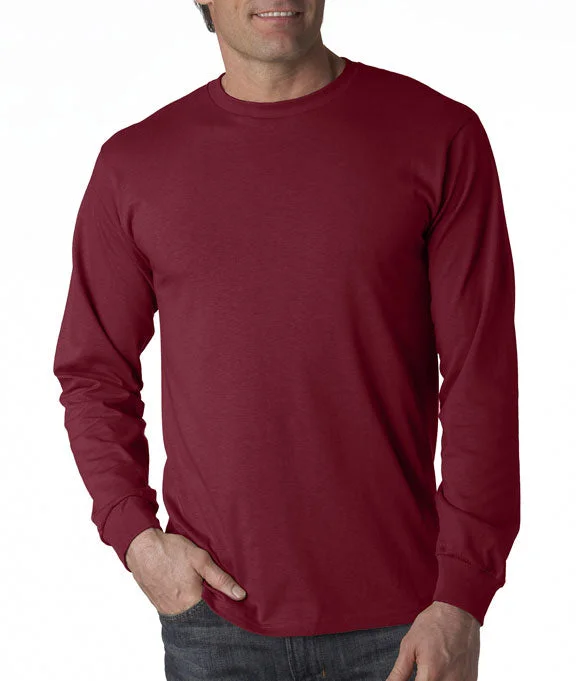 4930 - Fruit of the Loom 100% Heavy Cotton HD® Long-Sleeve T-Shirt | Maroon