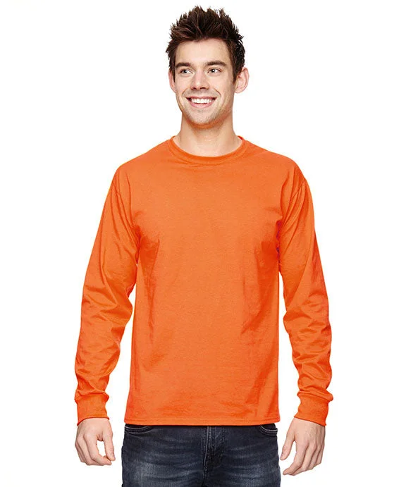 4930 - Fruit of the Loom 100% Heavy Cotton HD® Long-Sleeve T-Shirt | Safety Orange