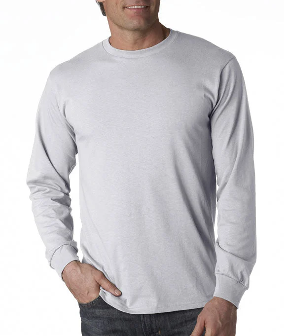 4930 - Fruit of the Loom 100% Heavy Cotton HD® Long-Sleeve T-Shirt | Silver