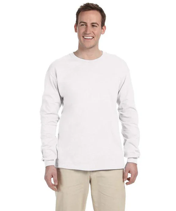 4930 - Fruit of the Loom 100% Heavy Cotton HD® Long-Sleeve T-Shirt | White