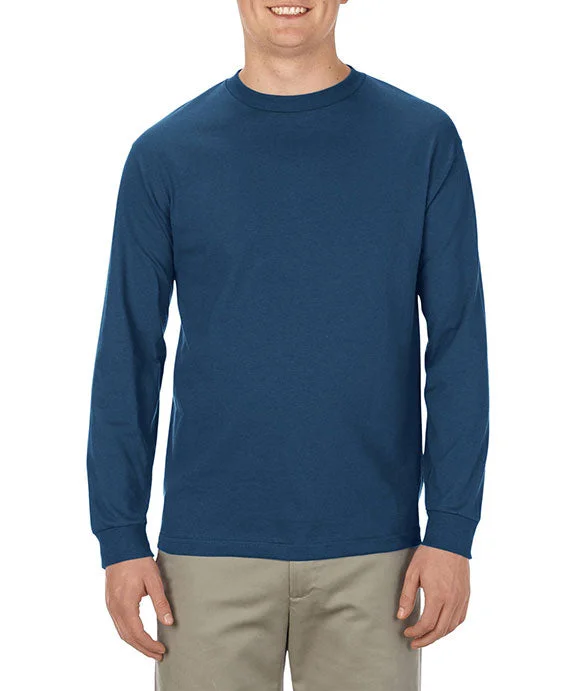 AL1304 - American Apparel Adult Long-Sleeve T-Shirt | Harbor Blue