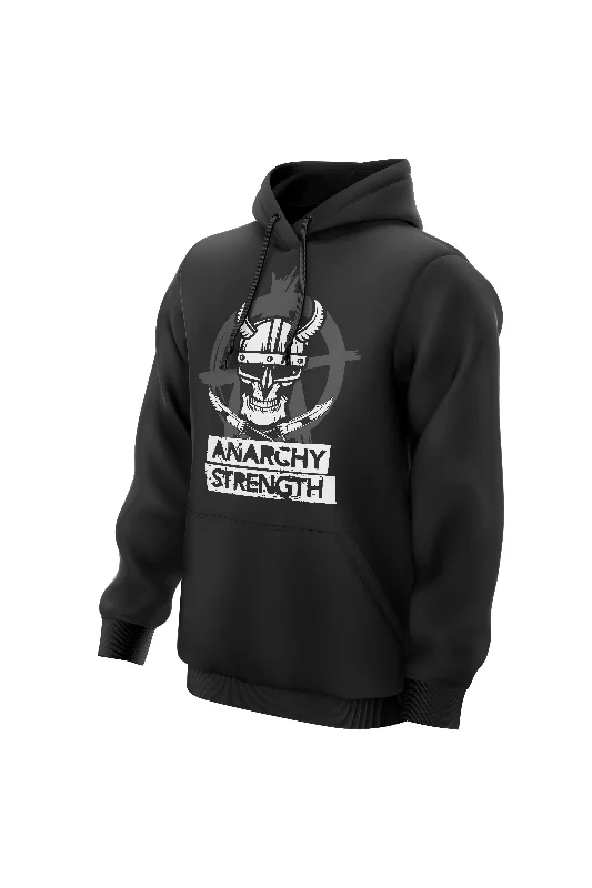 AS 'VIKING' HOODIE - BLACK