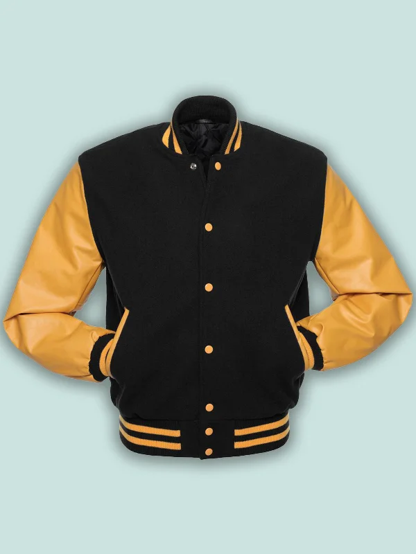 Black & Gold Varsity Jacket