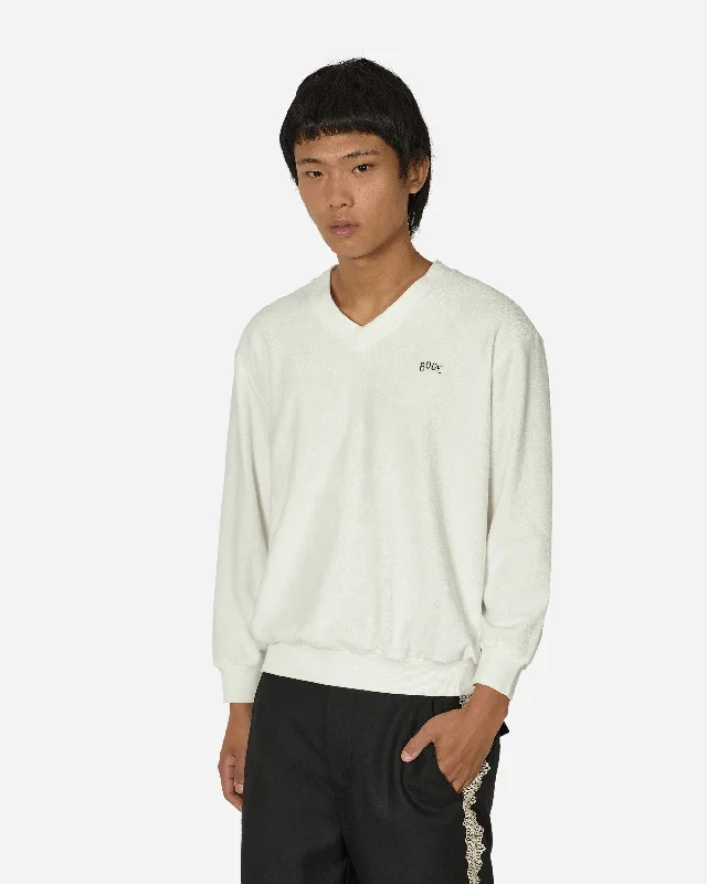 Boston Terry Pullover White