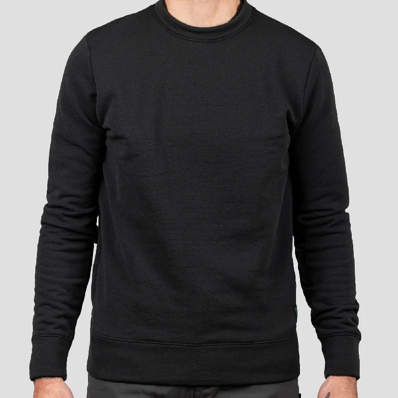 Men's Decadent Merino Pullover (limited edition) - Obsidian