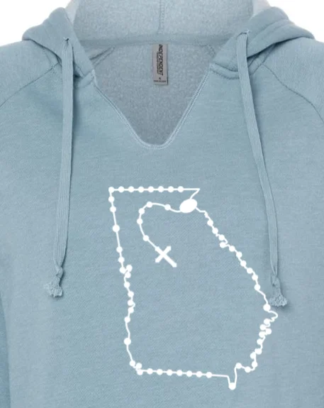 Georgia Catholic Rosary Drop Hoodie