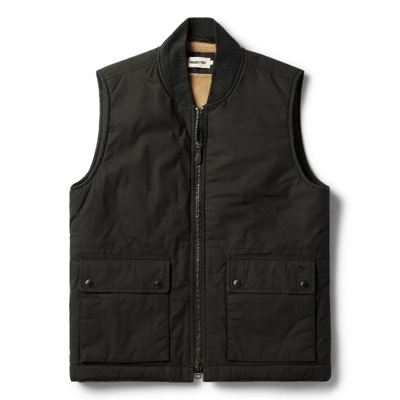 The Ignition Vest in Coal Dry Wax