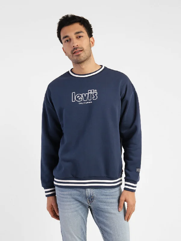 Men's Brand Logo Crew Neck Sweatshirt