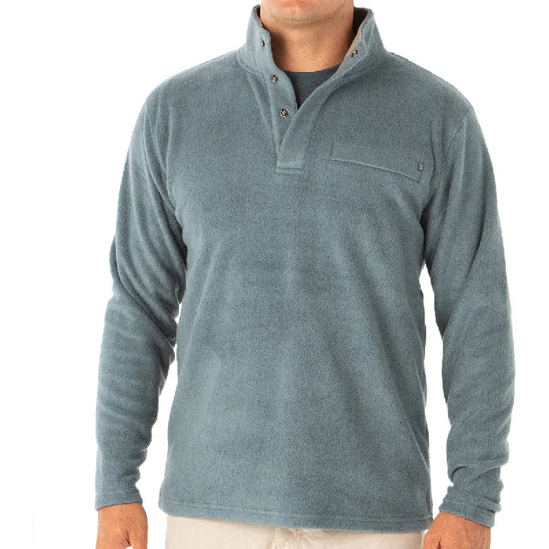 Men's Bamboo Polar Fleece Snap Pullover