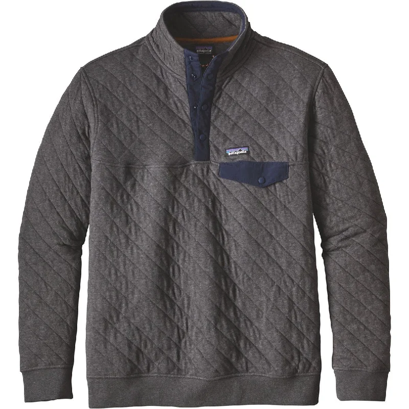 Men's Organic Cotton Quilt Snap-T Pullover