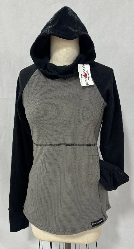 Men's Hoodie - Gray w/ Black sleeves & hood