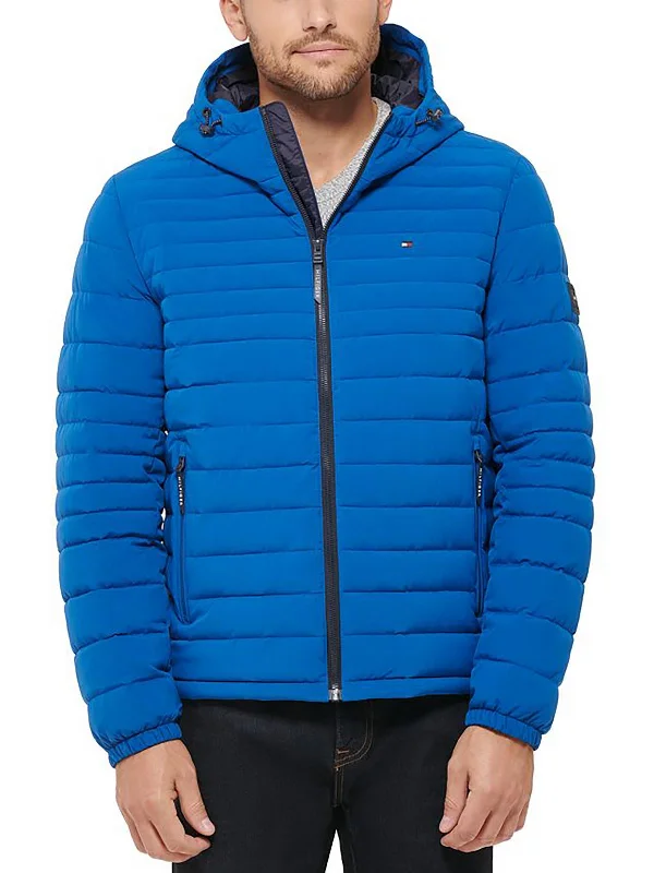 Mens Insulated Hooded Puffer Jacket