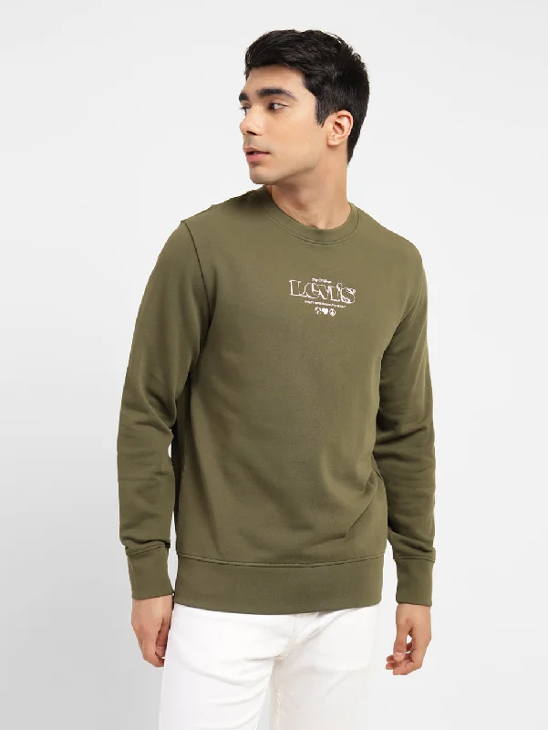 Men's Printed Crew Neck Sweatshirt