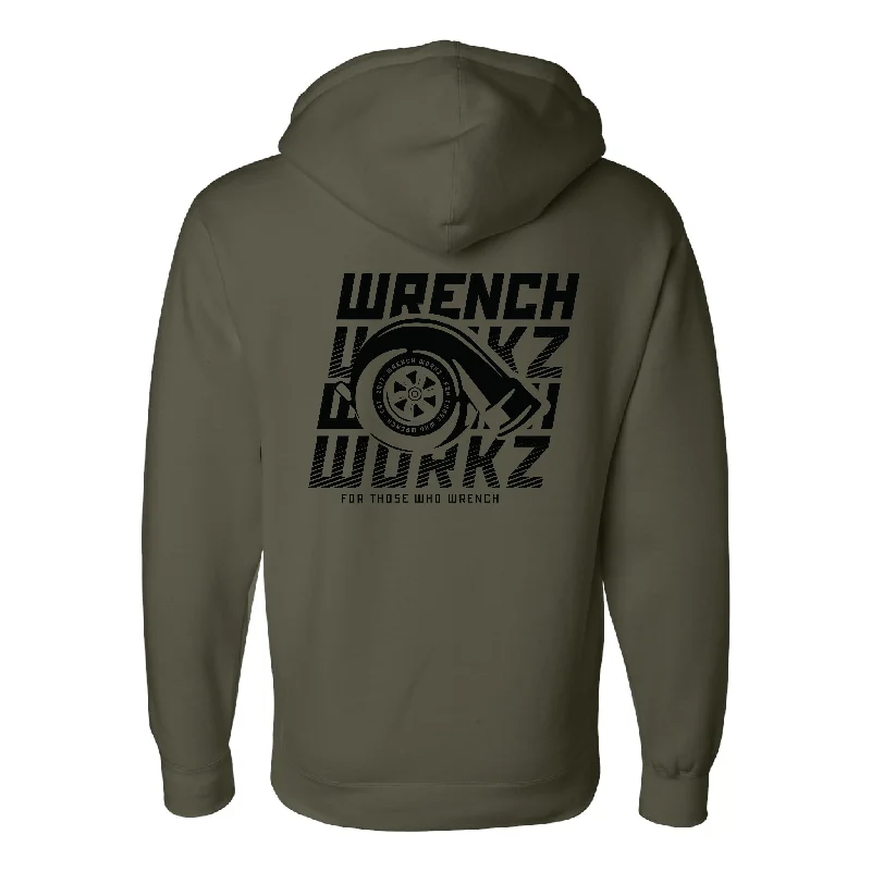 Military Green Turbo Sweatshirt